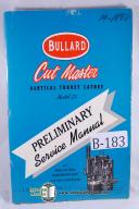 Bullard-Bullard Cutmaster Mdl. 75 Service Manual & Schematics-75-Cutmaster-01